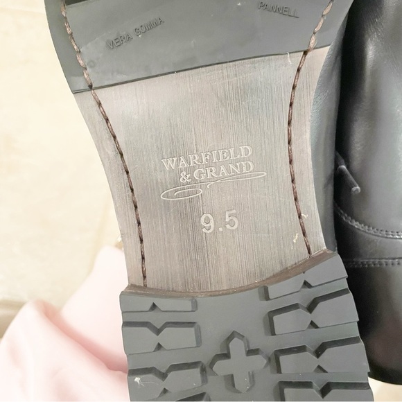 Warfield & Grand Lace Up Black Boots